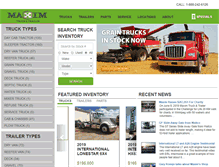 Tablet Screenshot of maximinc.com